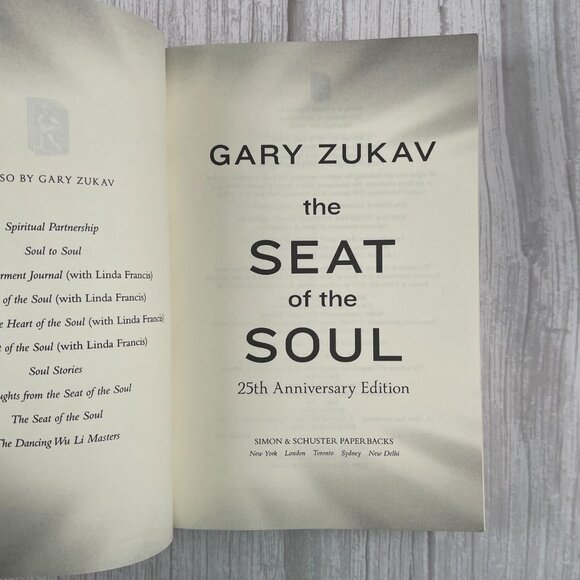 ๐ 3/$25 The Seat of the Soul by Gary Zukav | Paperback - Picture 3 of 6